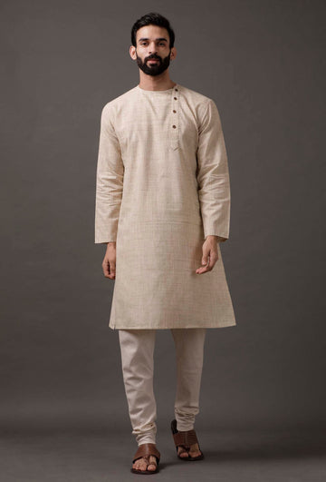 Beige Kurta